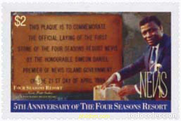 Sellos: 577131 MNH NEVIS 1996 5 ANIVERSARIO DEL COMPLEJO TURISTICO LAS CUATRO ESTACIONES