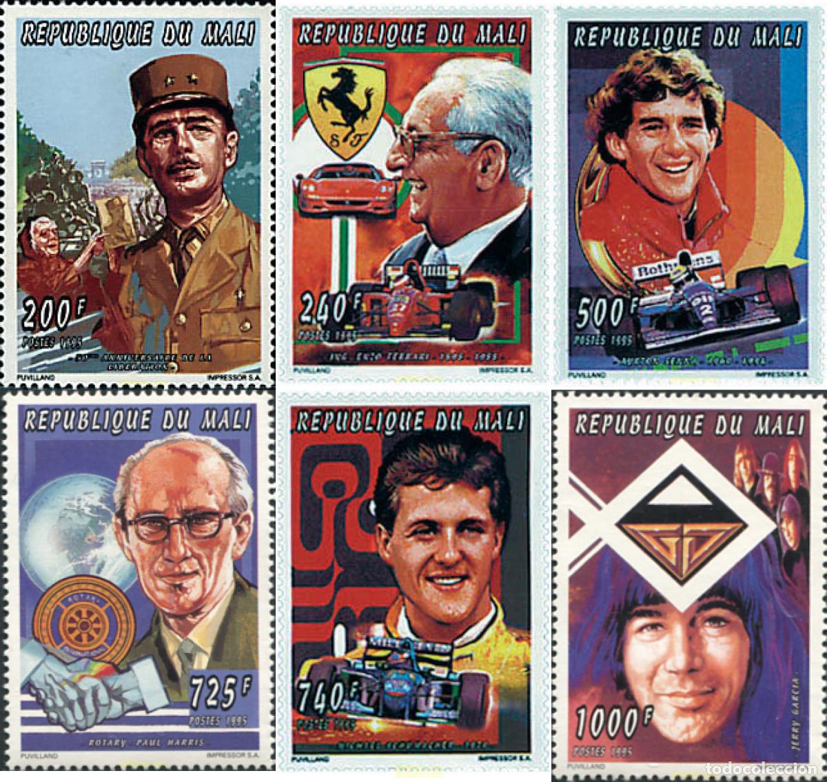 Sellos: 592905 MNH MALI 1995 PERSONAJES