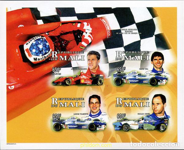 Sellos: 13045 MNH MALI 1997 HOMENAJE A LOS PILOTOS DE FORMULA I