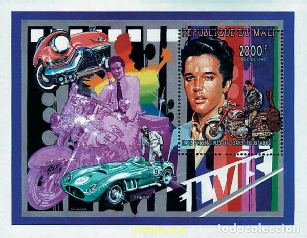 Sellos: 92160 MNH MALI 1997 20 ANIVERSARIO DE LA MUERTE DE ELVIS PRESLEY