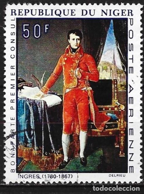 Sellos: Niger 1969 - Mi 206 - YT A 100 - Napoleon Bonaparte ( A&eacute;reo )