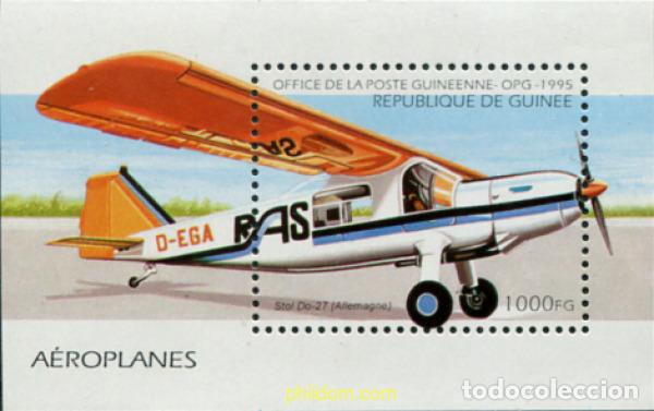 Sellos: 54540 MNH GUINEA 1995 AVION DEPORTIVO.