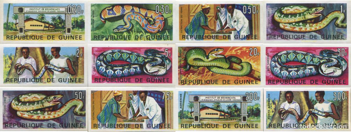 Sellos: 14525 MNH GUINEA 1967 SERPIENTES