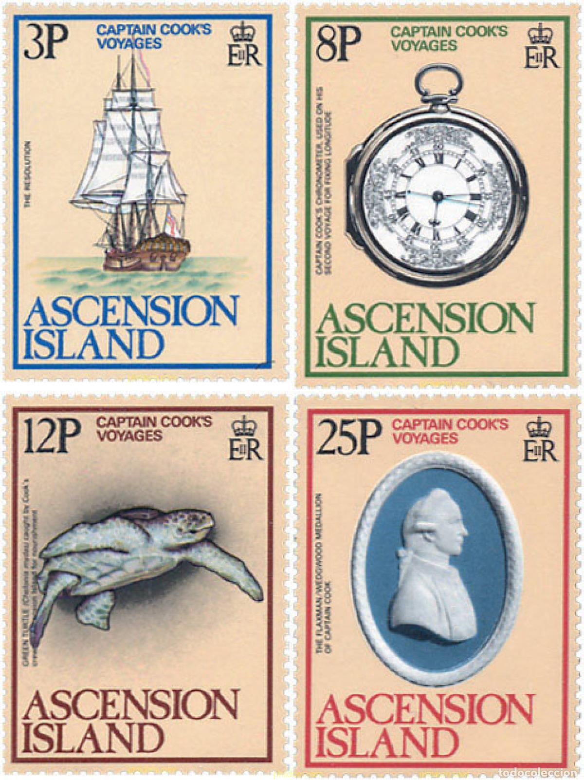 Sellos: 72657 MNH ASCENSION 1979 BICENTENARIO DE LAS EXPEDICIONES DEL CAPITAN COOK