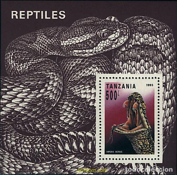 Sellos: 69714 MNH TANZANIA 1993 SERPIENTES