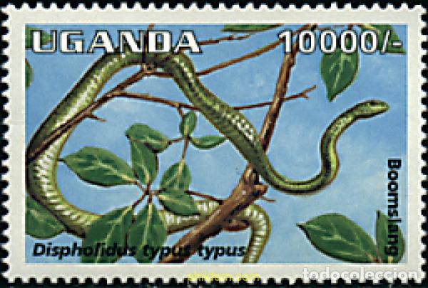 Sellos: 296872 MNH UGANDA 1995 REPTILES
