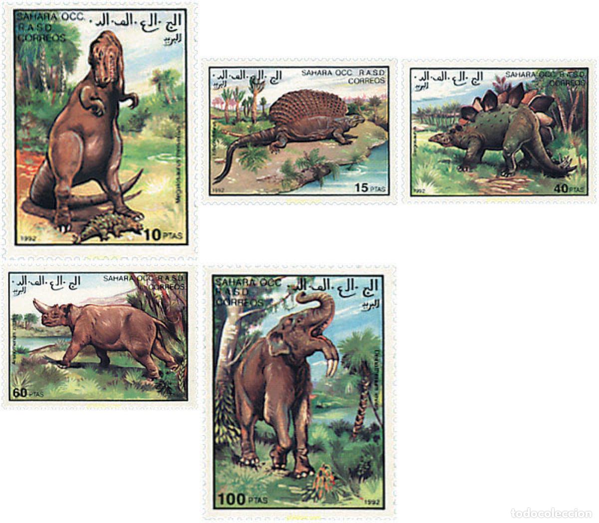 Sellos: 35673 MNH REPUBLICA ARABE SAHAURI DEMOCRATICA 1992 FAUNA PREHISTORICA