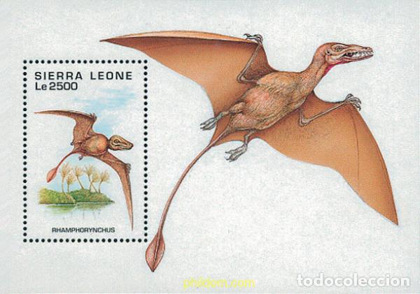 Sellos: 362235 MNH SIERRA LEONA 1995 FAUNA PREHISTORICA
