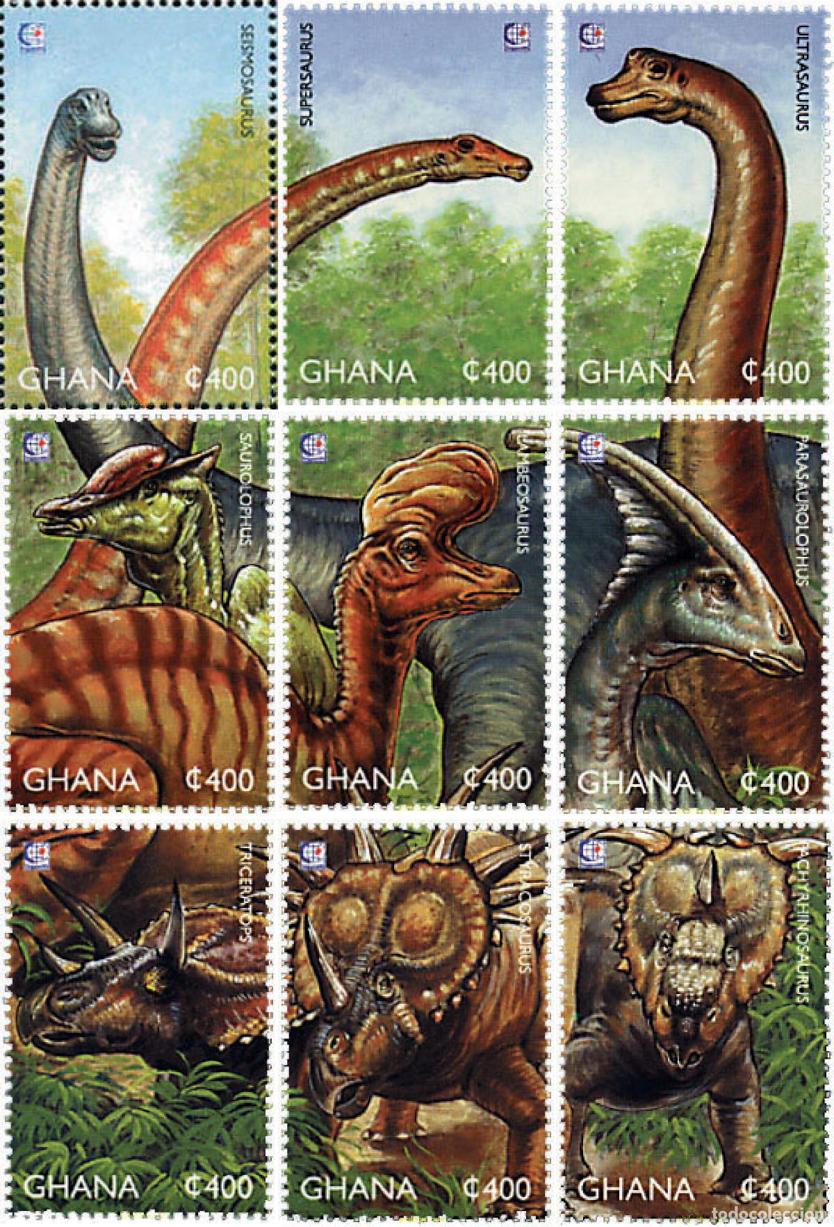 Selos: 366977 MNH GHANA 1995 FAUNA PREHISTORICA