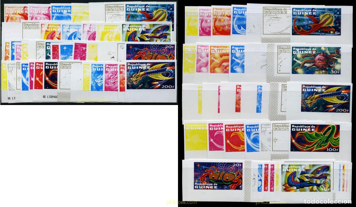 Sellos: 214604 MNH GUINEA 1972 ANIMALES IMAGINARIOS DEL ESPACIO