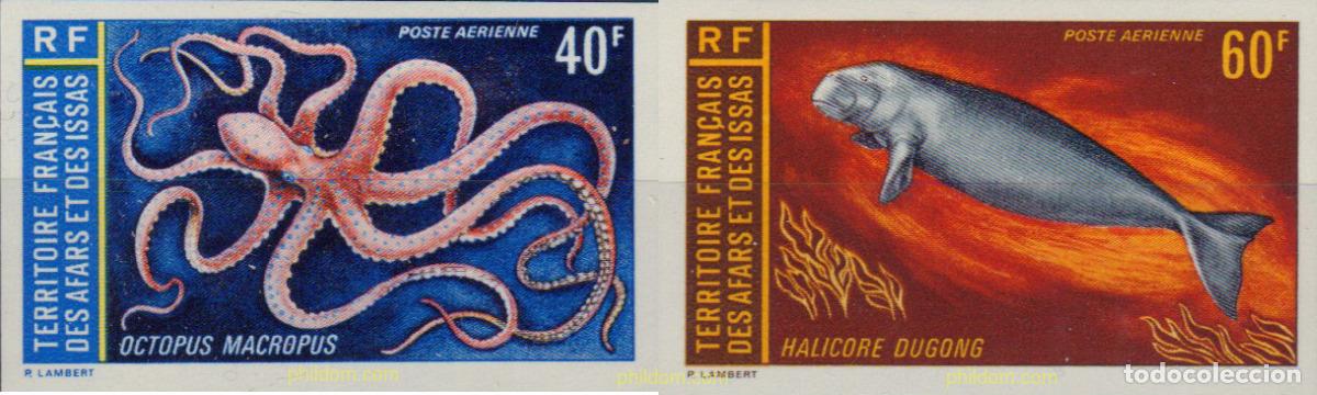 Sellos: 573718 MNH AFARS E ISSAS 1973 FAUNA MARINA