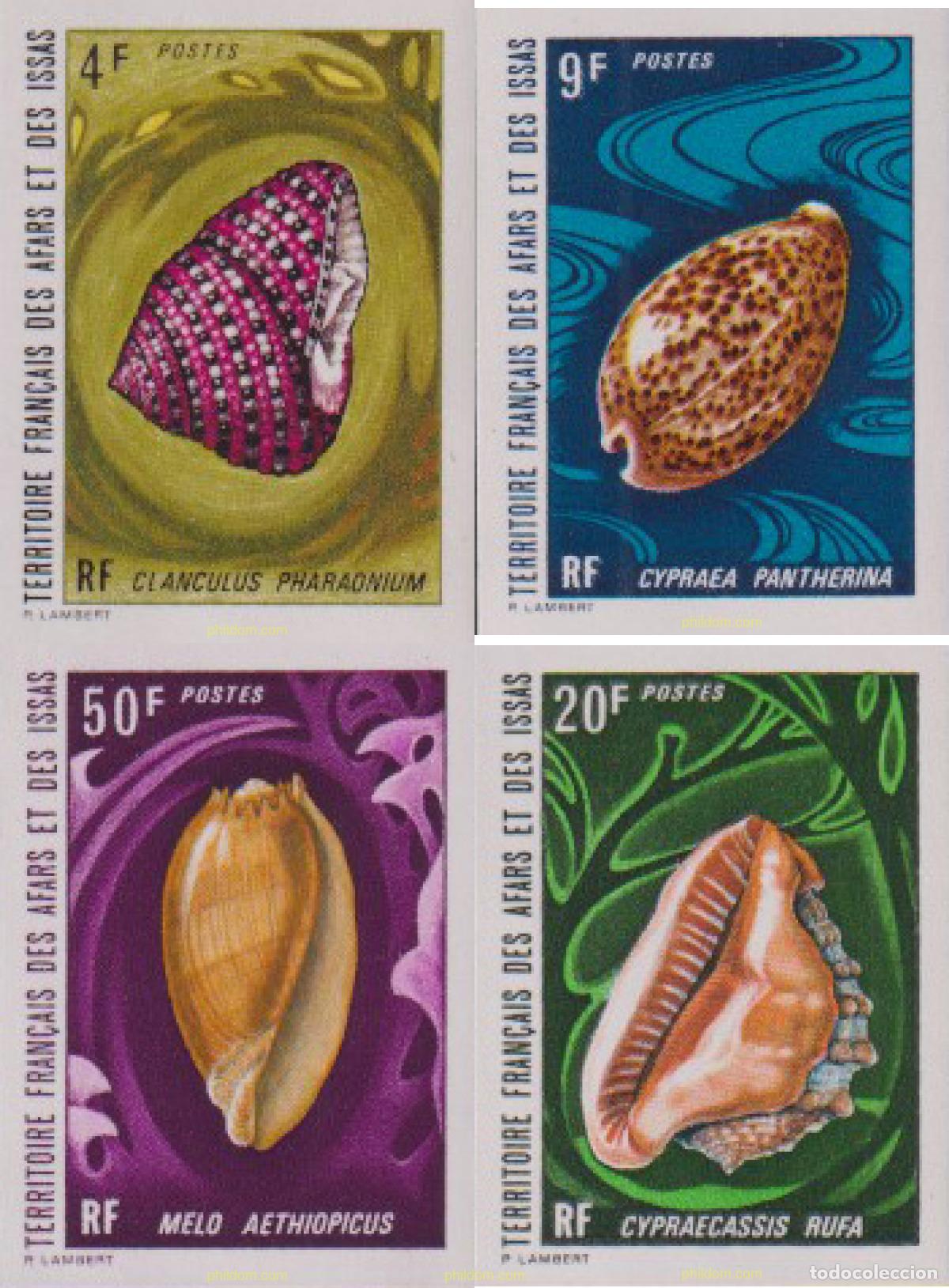 Sellos: 627906 MNH AFARS E ISSAS 1972 CONCHAS