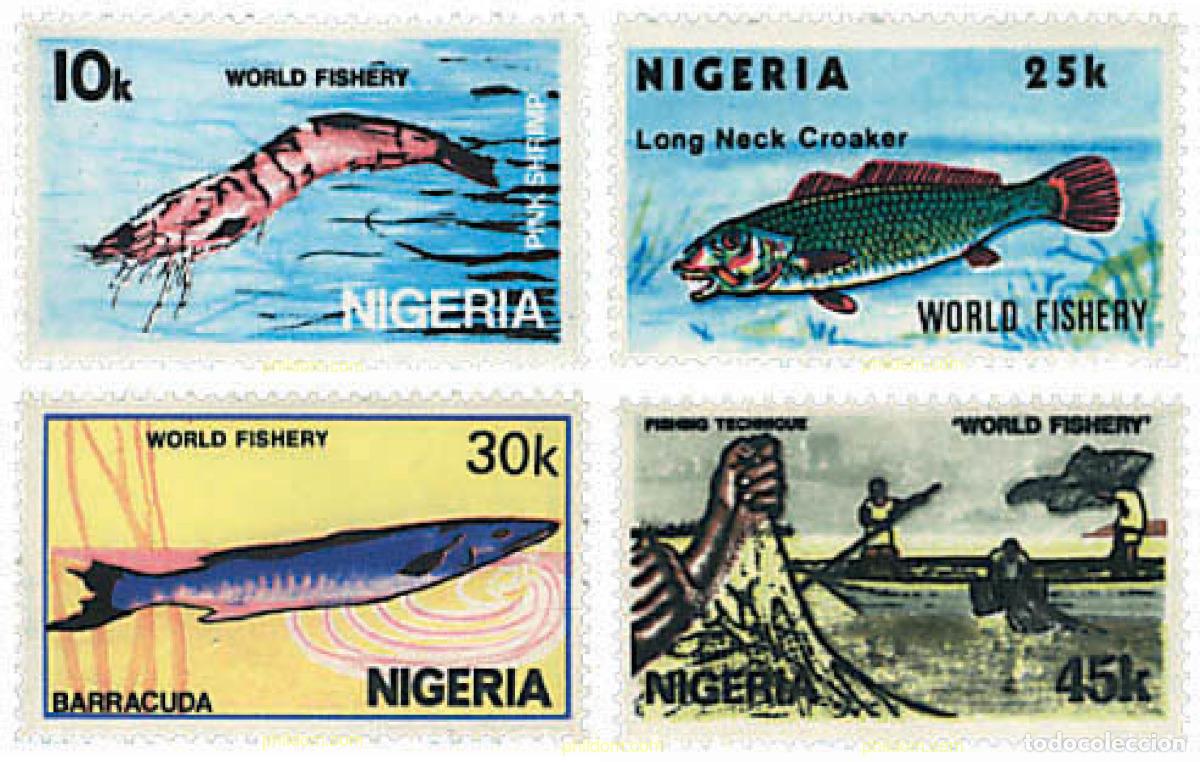 Sellos: 28474 MNH NIGERIA 1983 PECES