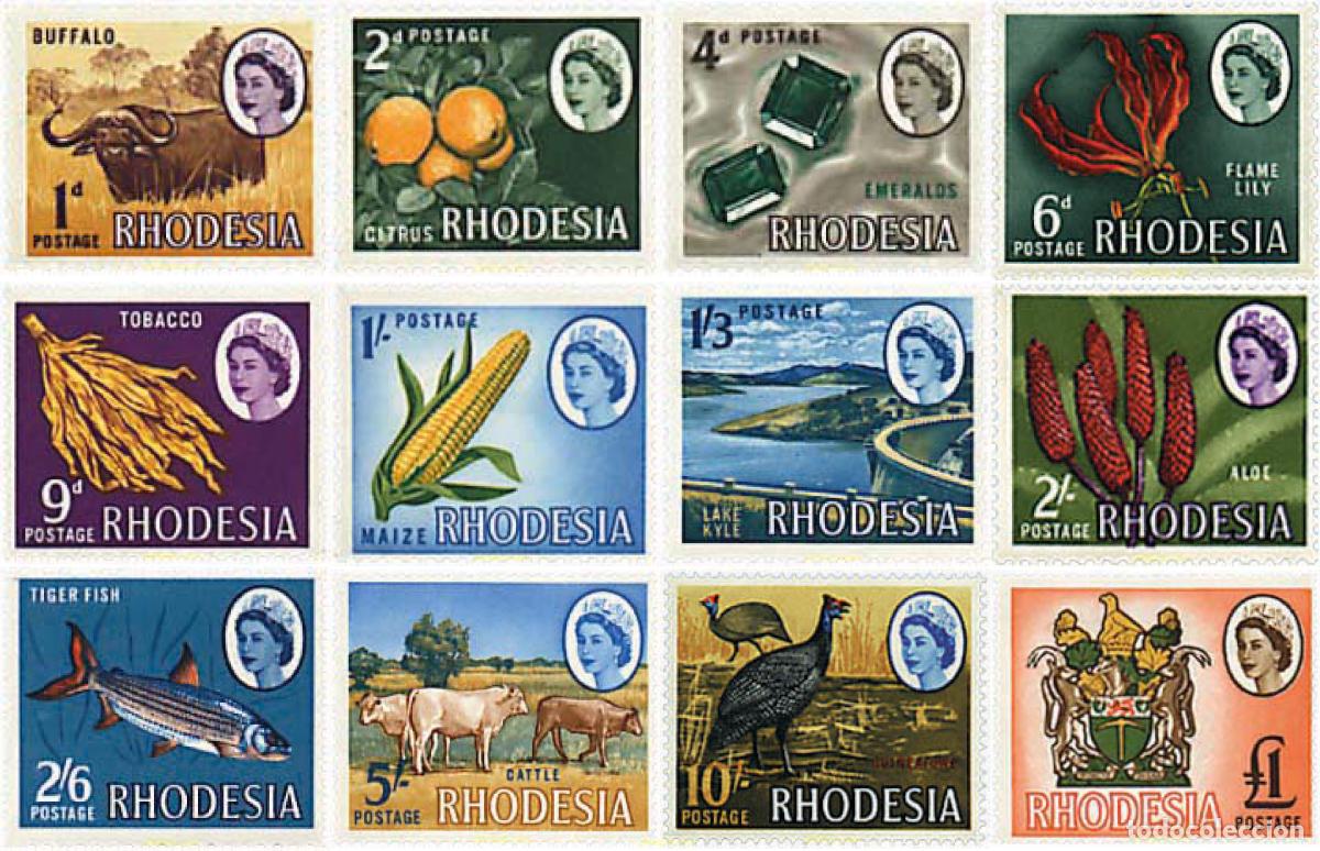 Sellos: 236116 MNH RODESIA 1966 MOTIVOS VARIOS