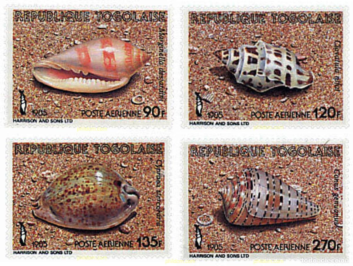 Sellos: 365612 MNH TOGO 1985 CONCHAS