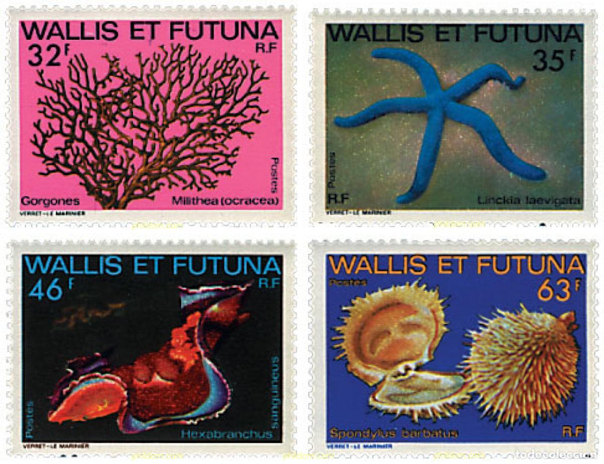 Sellos: 36732 MNH WALLIS Y FUTUNA 1982 FAUNA MARINA