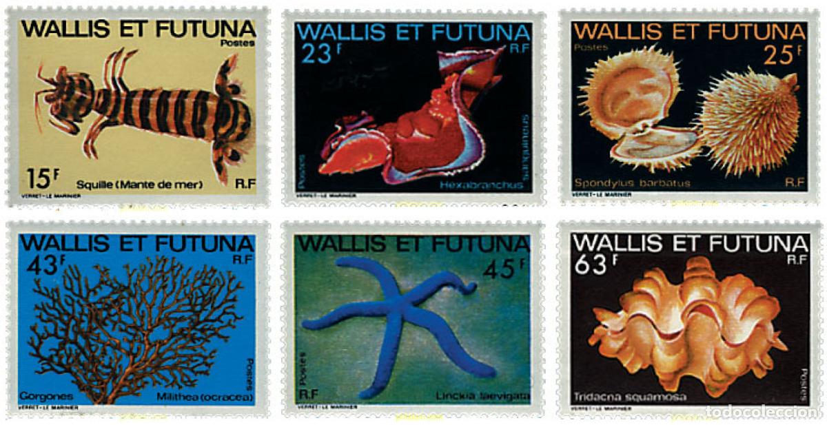 Sellos: 36728 MNH WALLIS Y FUTUNA 1979 FAUNA MARINA