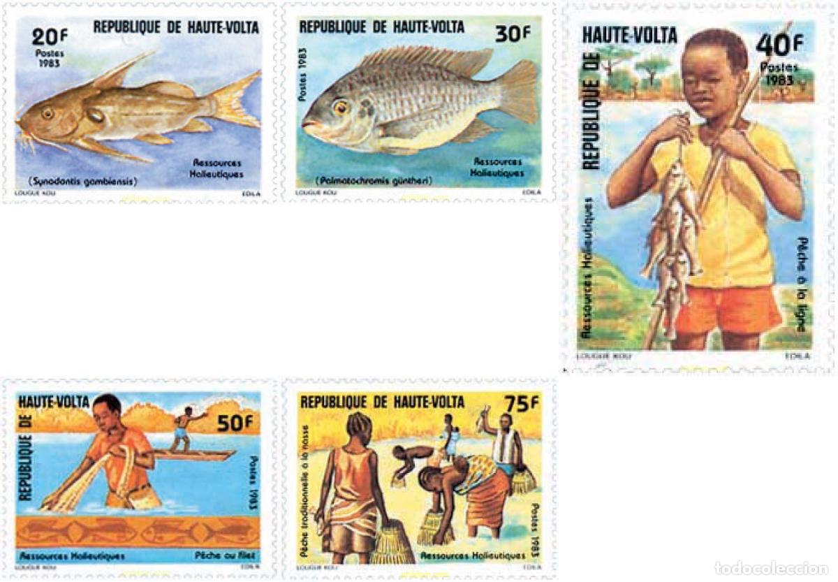 Sellos: 69929 MNH ALTO VOLTA 1983 RECURSOS PESQUEROS