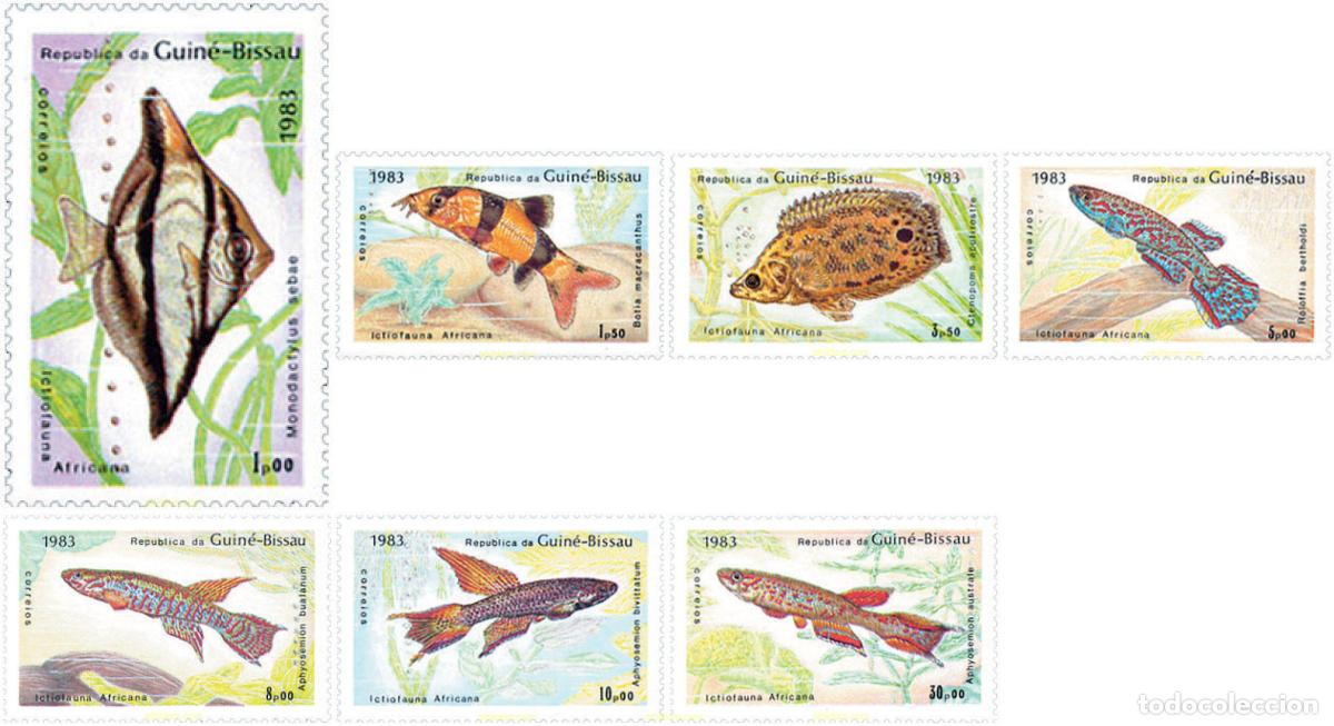 Sellos: 69669 MNH GUINEA BISSAU 1983 PECES