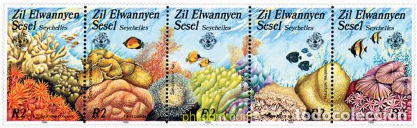 Sellos: 6383 MNH SEYCHELLES. Zil Elwannyen Sesel 1986 FORMACIONES DE CORAL