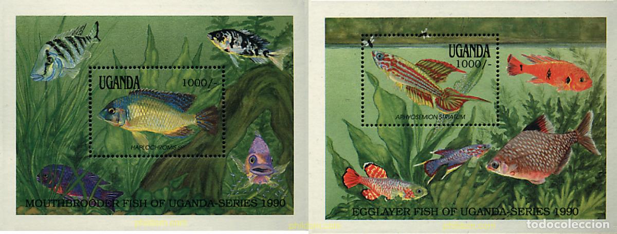 Sellos: 277465 MNH UGANDA 1991 PECES