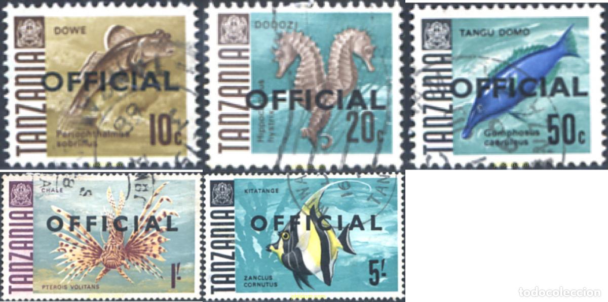 Sellos: 285901 USED TANZANIA 1967 PECES