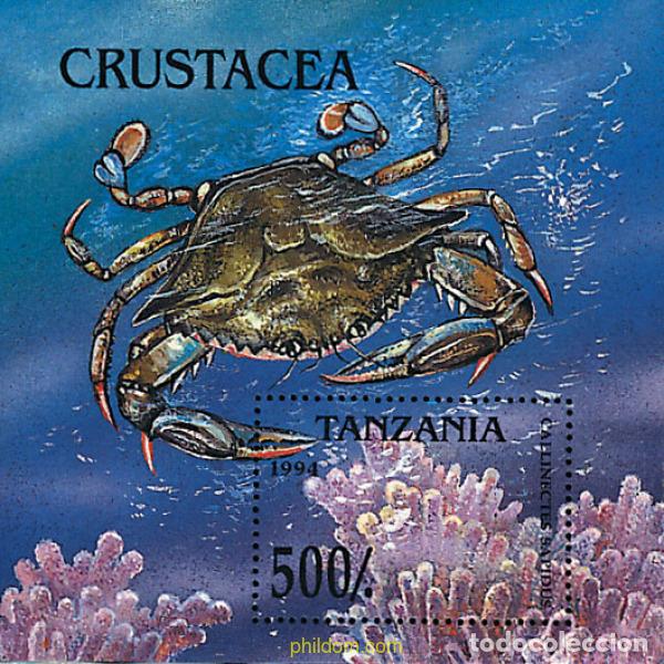 Sellos: 70115 MNH TANZANIA 1994 CRUSTACEOS