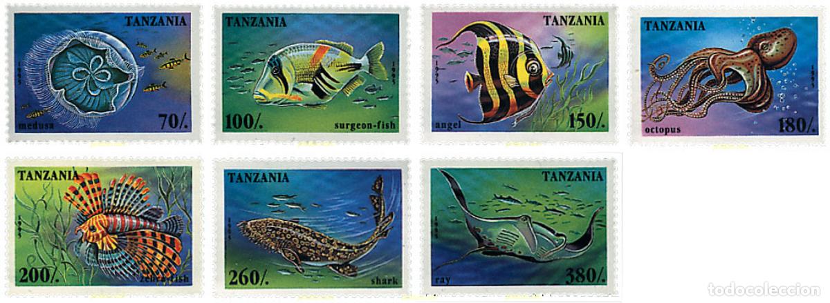 Sellos: 90420 MNH TANZANIA 1995 FAUNA MARINA