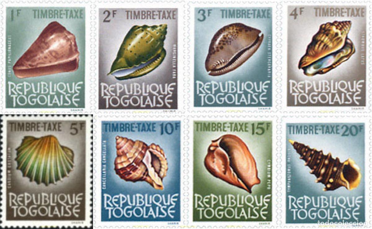 Sellos: 90315 MNH TOGO 1964 CONCHAS