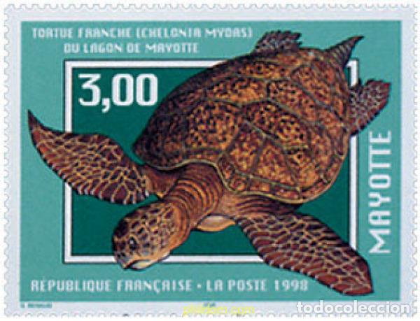 Sellos: 64345 MNH MAYOTTE 1998 TORTUGA MARINA