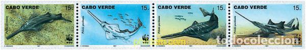 Sellos: 5255 MNH CABO VERDE 1997 PEZ SIERRA
