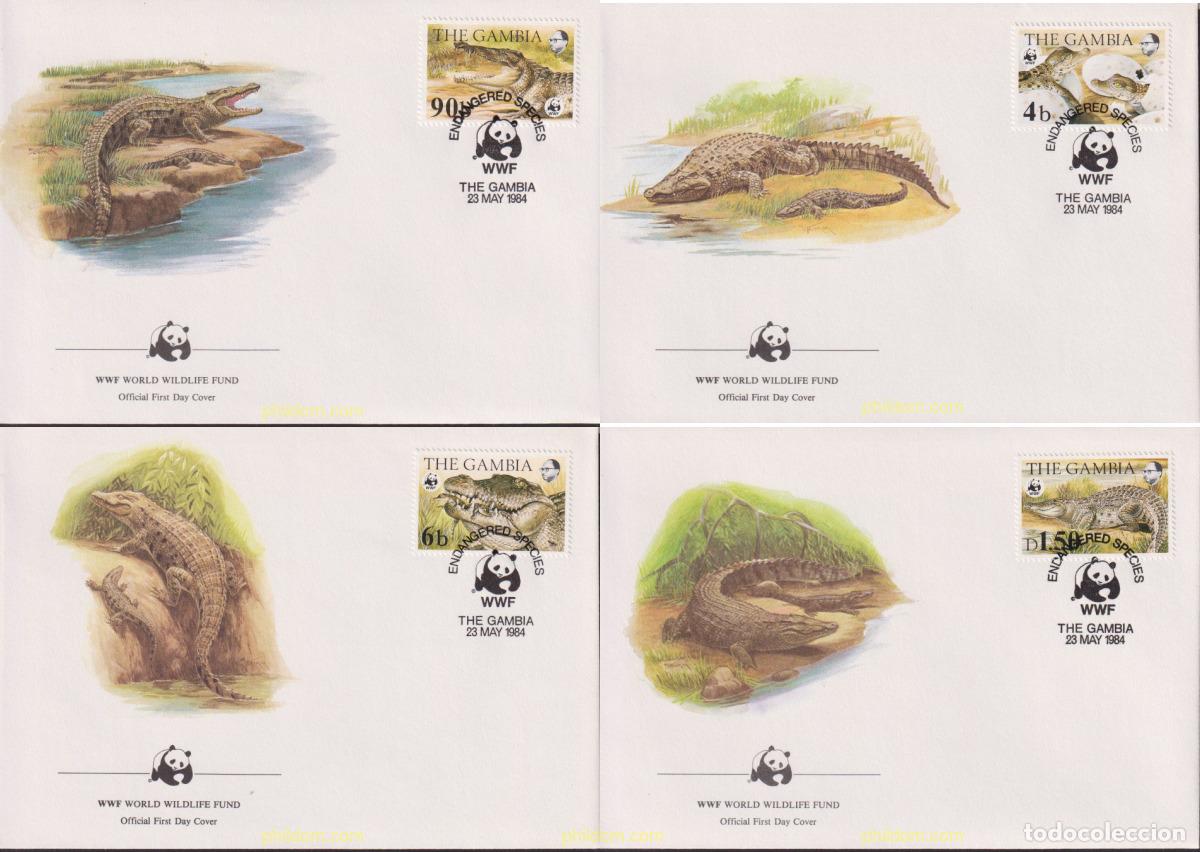 Stamps: 23089 MNH GAMBIA 1984 COCODRILO DEL NILO