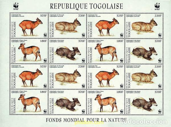 Sellos: 12668 MNH TOGO 1996 DUIKERS