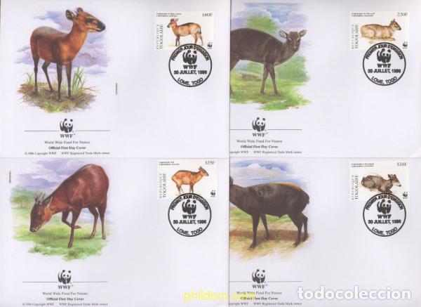 Sellos: 23204 MNH TOGO 1996 DUIKERS