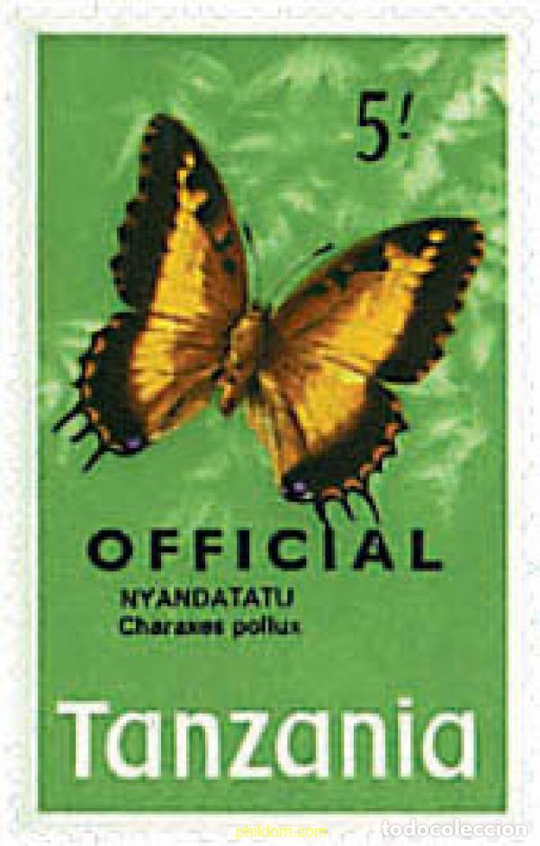 Sellos: 365481 MNH TANZANIA 1973 MARIPOSAS