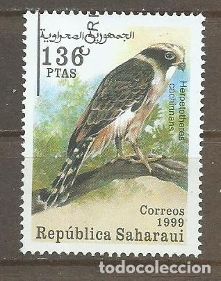 Sellos: REPUBLICA SAHARAUI - SELLO - 1999 - N&ordm; 2- AVES - FOTO