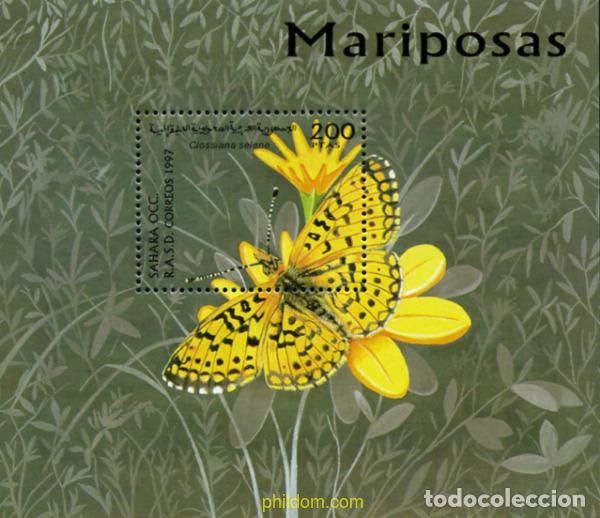 Sellos: 77044 MNH REPUBLICA ARABE SAHAURI DEMOCRATICA 1997 MARIPOSAS
