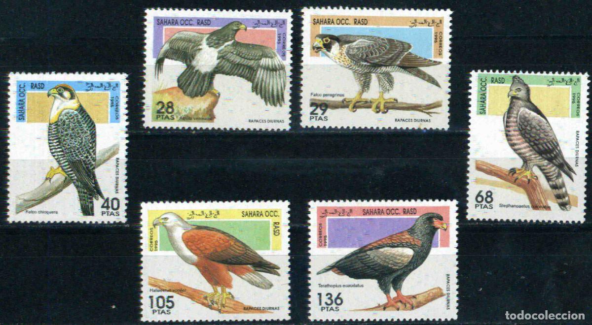 Sellos: RASD - Sahara Occ. 1995 Rapaces diurnas (nuevos)