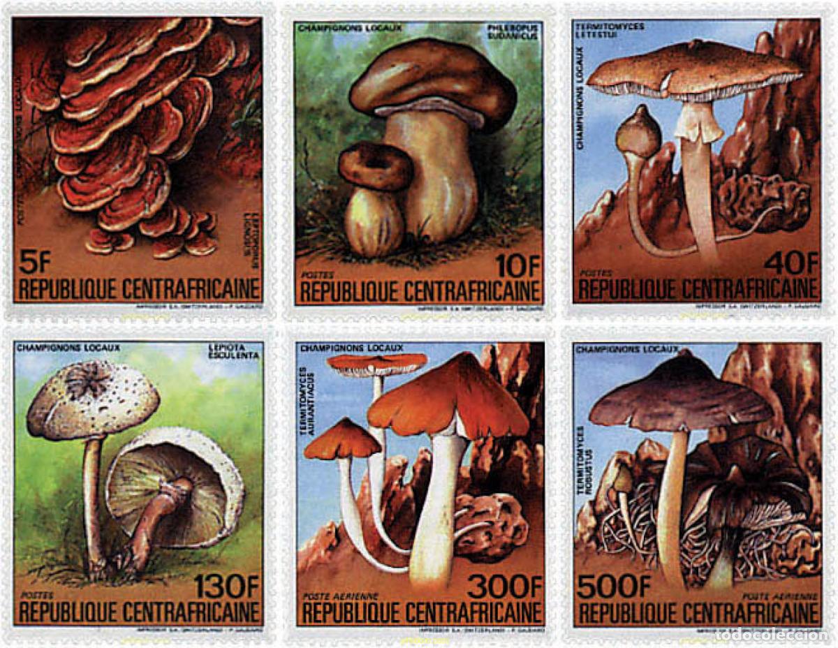 Sellos: 34577 MNH CENTROAFRICANA 1984 SETAS