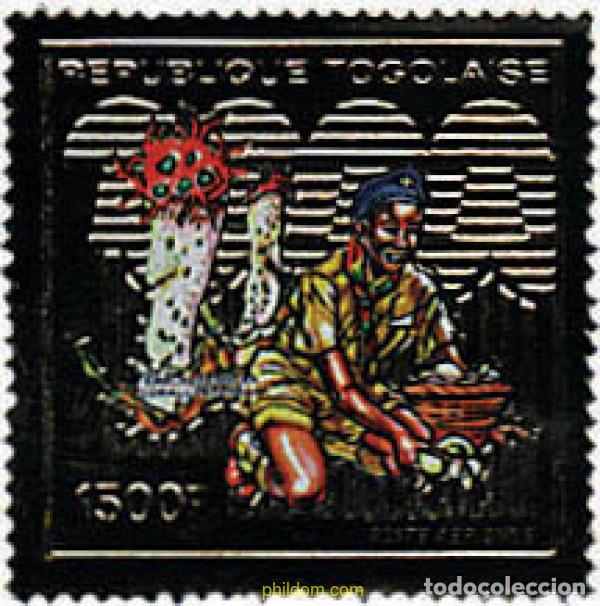 Sellos: 38729 MNH TOGO 1990 ESCULTISMO. SETAS Y MARIPOSAS
