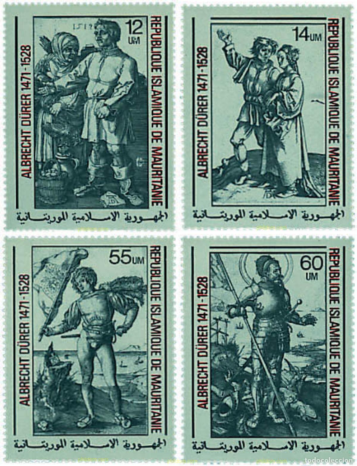 Sellos: 69812 MNH MAURITANIA 1979 450 ANIVERSARIO DE LA MUERTE DE ALBERTO DURERO