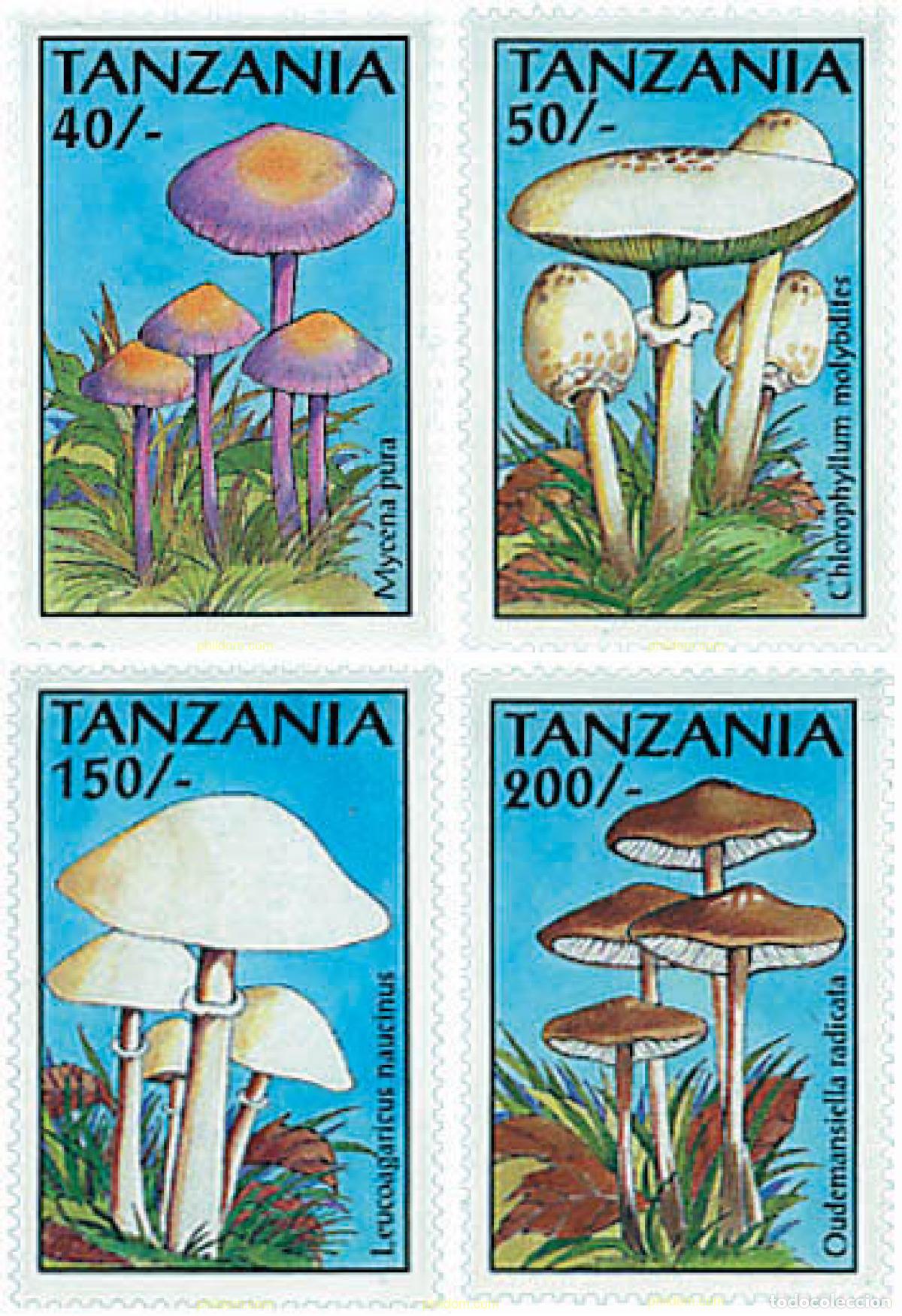 Sellos: 365277 MNH TANZANIA 1993 SETAS