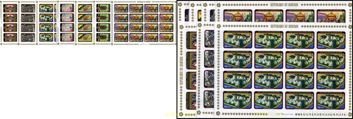 Timbres: 178431 MNH BURUNDI 1970 EXPO 70. EXPOSICION UNIVERSAL DE OSAKA