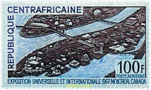 Sellos: 58045 MNH CENTROAFRICANA 1967 EXPO 67. EXPOSICION UNIVERSAL DE MONTREAL