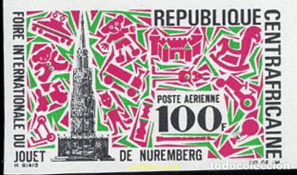 Sellos: 18560 MNH CENTROAFRICANA 1969 FERIA DE JUGUETES EN NUREMBERG