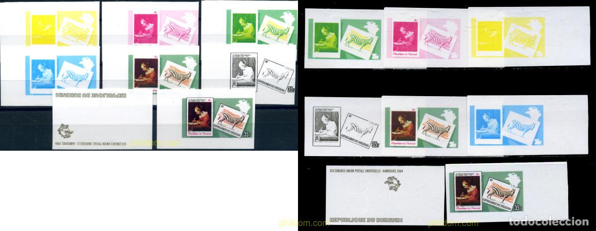 Timbres: 204578 MNH BURUNDI 1984 19 CONGRESO DE LA UPU EN HAMBURGO