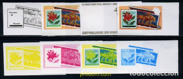 Timbres: 204583 MNH BURUNDI 1984 19 CONGRESO DE LA UPU EN HAMBURGO