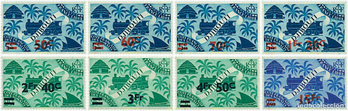 Sellos: 58574 MNH COSTA DE LOS SOMALIS 1945 SERIE BASICA