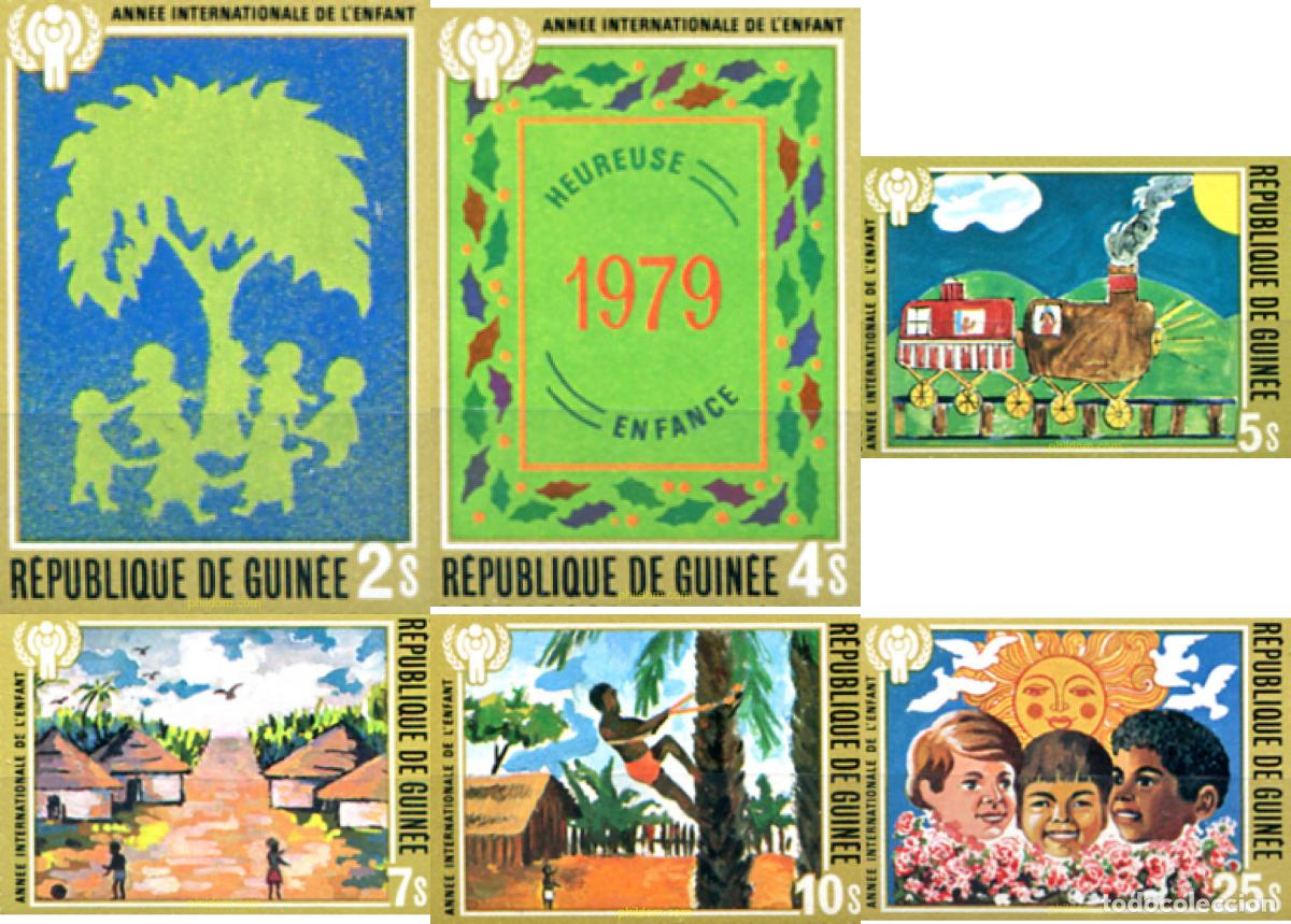 Sellos: 16835 MNH GUINEA 1980 A&Ntilde;O INTERNACIONAL DEL NI&Ntilde;O