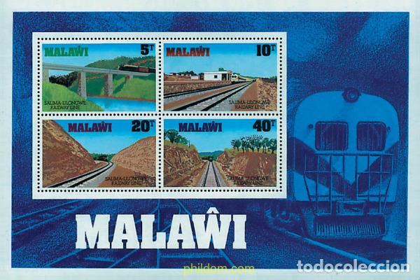 Sellos: 55794 MNH MALAWI 1979 INAUGURACION DEL FERROCARRIL SALIMA-LILONGWE